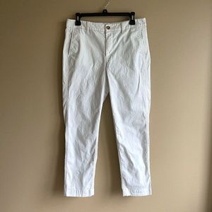J.Crew High Rise Girlfriend Chino Pants. Size 6